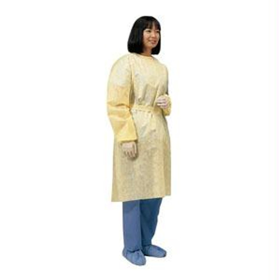 Lightweight Isolation Gown  Yellow  X-large