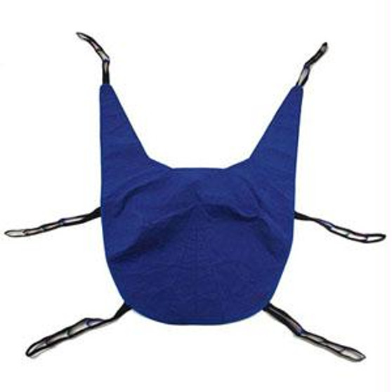 Reliant Divided Leg Sling With Head Support, X-large, Blue, Polyester/nylon