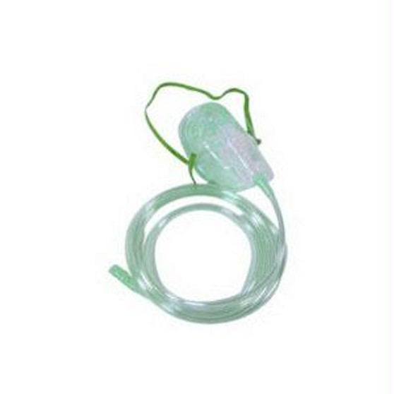 Multi-vent Adult Oxygen Mask With Universal Tubing Connector
