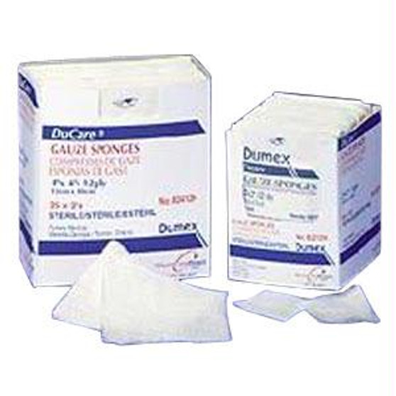 Ducare Sterile Woven Gauze Sponge 2" X 2", 12-ply