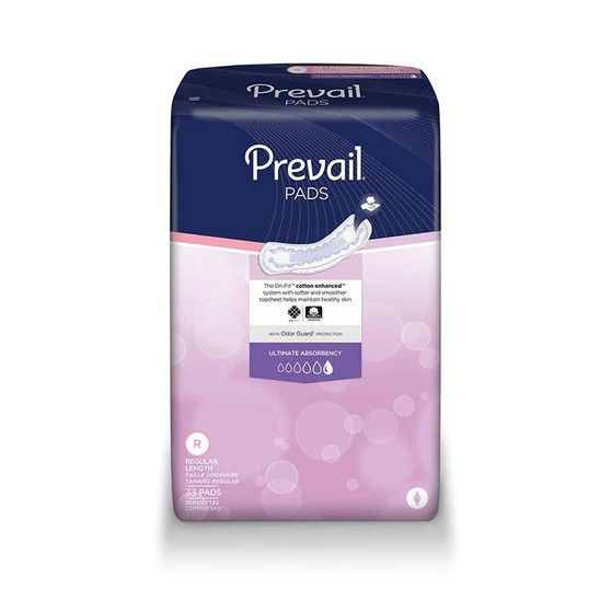 Prevail Female Bladder Control Pad, 16 Inch Length, Heavy Absorbency