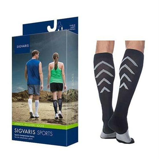 401c Athletic Recovery Sock Calf, 15-20mmhg, Unisex, X-large, Black