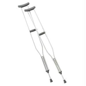 Adult Crutches, Tall, Push Button, Adjustable, 70" -  78"