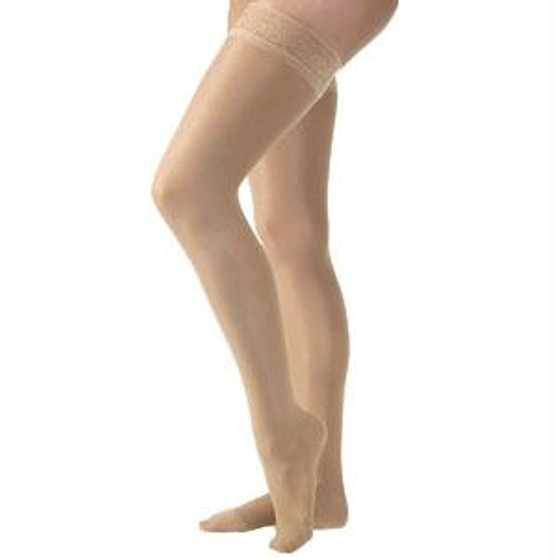782n Style Sheer Thigh, 20-30mmhg, Women's, Medium, Long, Natural