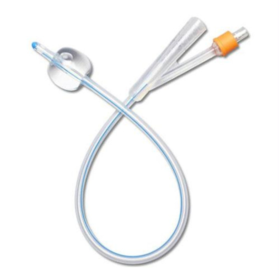 Lubri-sil 2-way 100% Silicone Foley Catheter 24 Fr 5 Cc