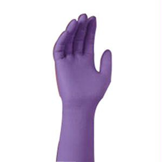 Kc500 Purple Nitrile-xtra Exam Gloves Medium, Powder-free, Non-sterile