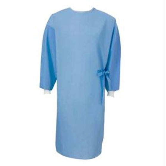 Fabric-reinforced Sterile-back Surgical Gown, Large, Disposable