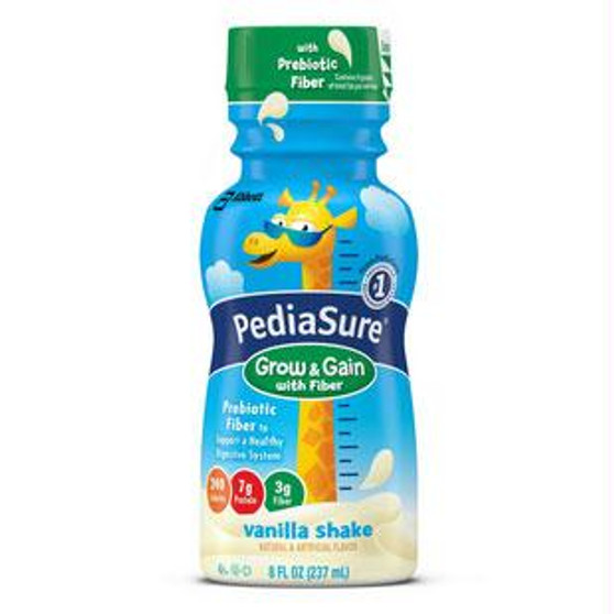 Pediasure Grow & Gain With Fiber Vanilla Retail 8 Oz. Bottle