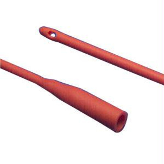 Dover Hydrophilic Coated Red Rubber Urethral Catheter 16 Fr 14"