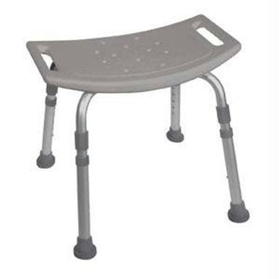 Deluxe K.d. Aluminum Bath Bench Without Back, 400 Lb Weight Capacity