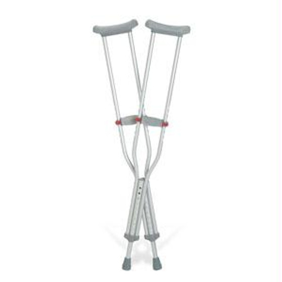 Guardian Red Dot Youth Push-button Auxiliary Crutches 37" - 45"