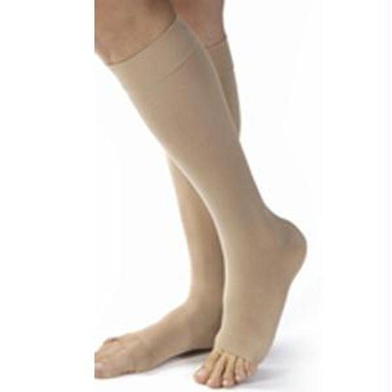 Knee-high Moderate Opaque Compression Stockings Medium, Natural
