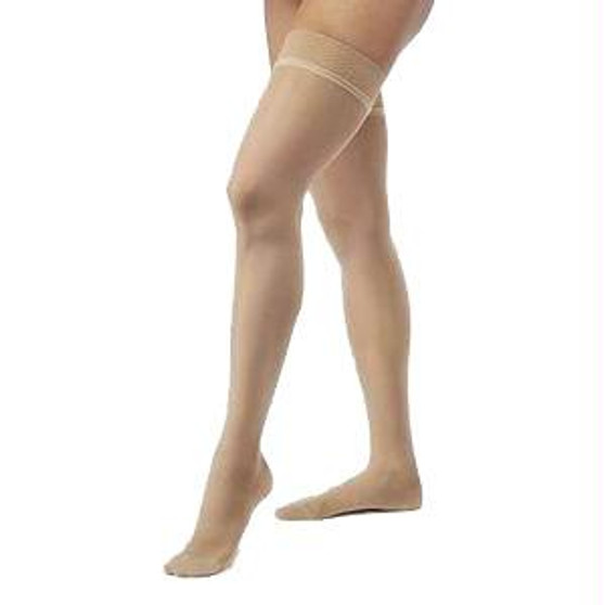 782n Style Sheer Thigh, 20-30mmhg, Women's, Medium, Long, Suntan