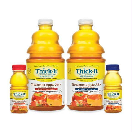 Thick-it Aquacare H2o Thickened Apple Juice Honey Consistency 8 Oz.