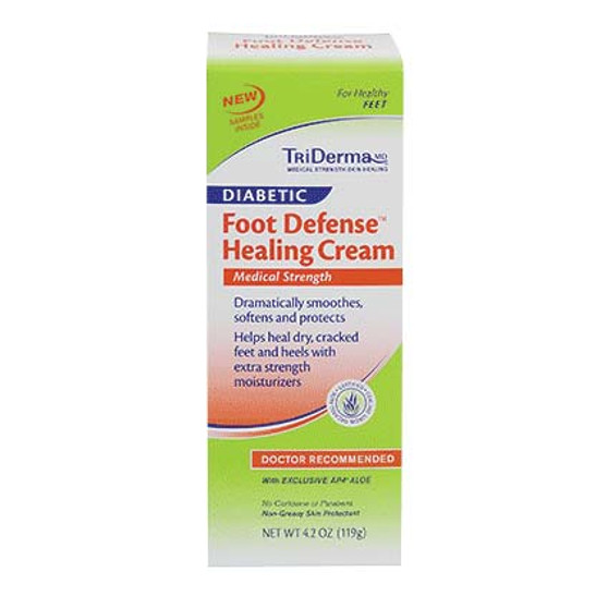 Triderma Diabetic Foot Defense Healing Cream, 4.2 Oz.