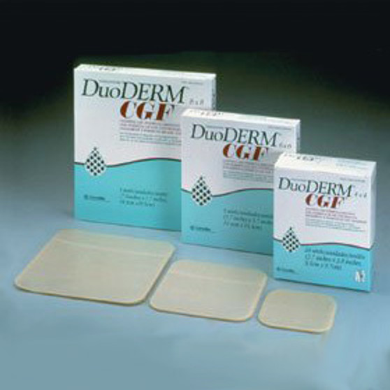 Duoderm Cgf Adhesive Border Hydrocolloid Dressing 2-1/2" X 2-1/2"