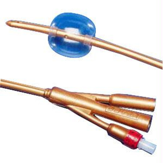 Dover Silver-coated 2-way Silicone Foley Catheter 26 Fr 30 Cc