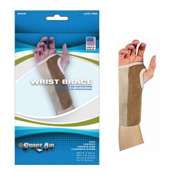 Sportaid Wrist Brace, Palm Stay, Beige, Right, Large