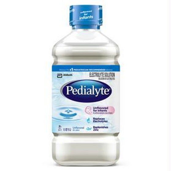 Pedialyte Unflavored 2 Oz. Bottle, Institutional