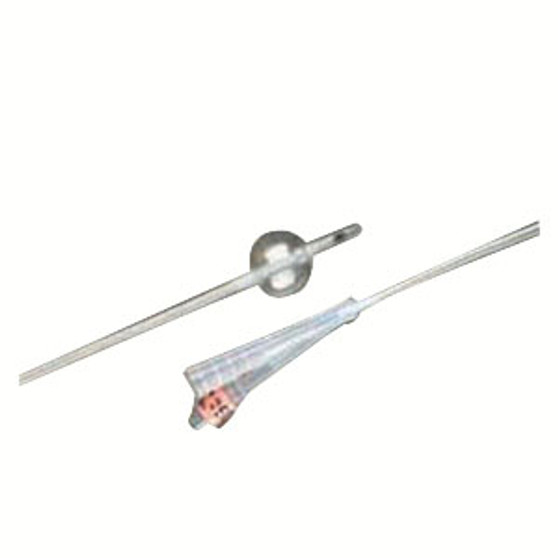 Bardex Infection Control 2-way 100% Silicone Foley Catheter 16 Fr 5 Cc Coude Tip