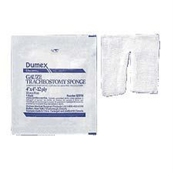 Woven Sterile Tracheostomy/drain Sponge 4" X 4", 12-ply