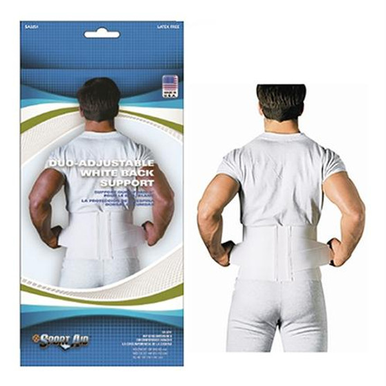 Sportaid Durofoam Back Belt, White, X-small