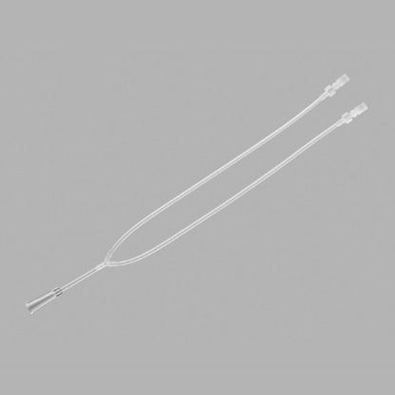 Y-type Connecting Tube With 2 Male Luer Locks And Drainage Bag Connector 14 Fr 30 Cm