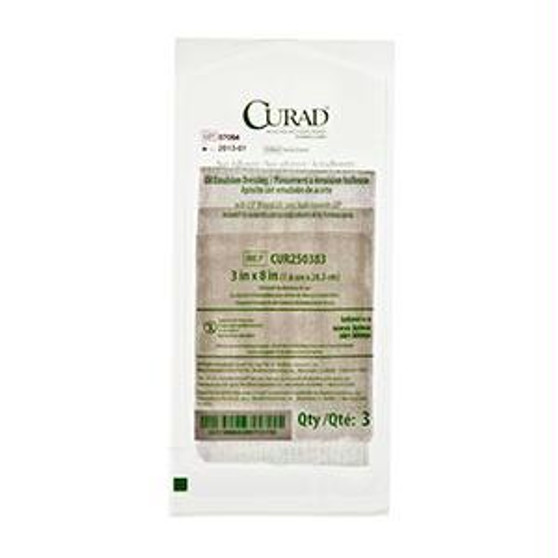 Curad Oil Emulsion Gauze 3" X 8" Sterile 3's