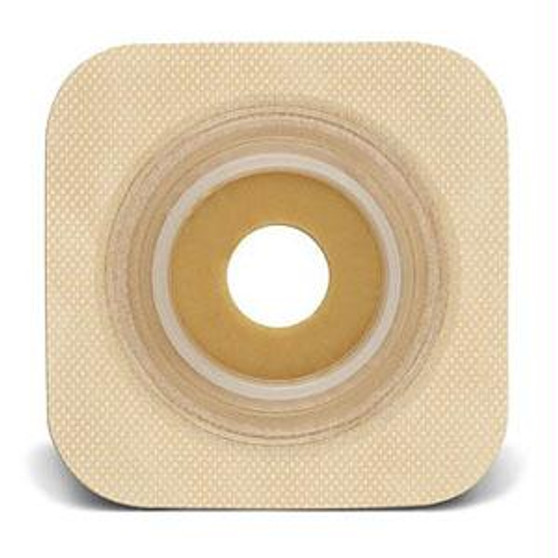 Sur-fit Natura Stomahesive Flexible Pre-cut Wafer 4" X 4" Stoma 7/8"