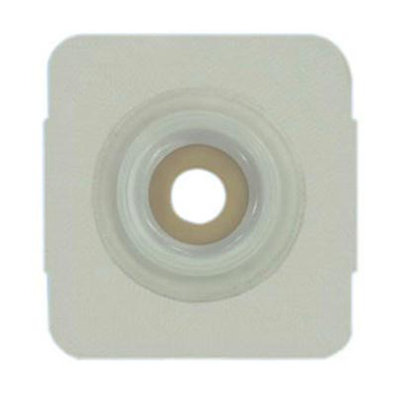 Securi-t Usa Two-piece Pre-cut 1 1/8" Opening Extended Wear Convex Wafer With Flexible Tape Collar 5"x 5" 2 1/4" Flange