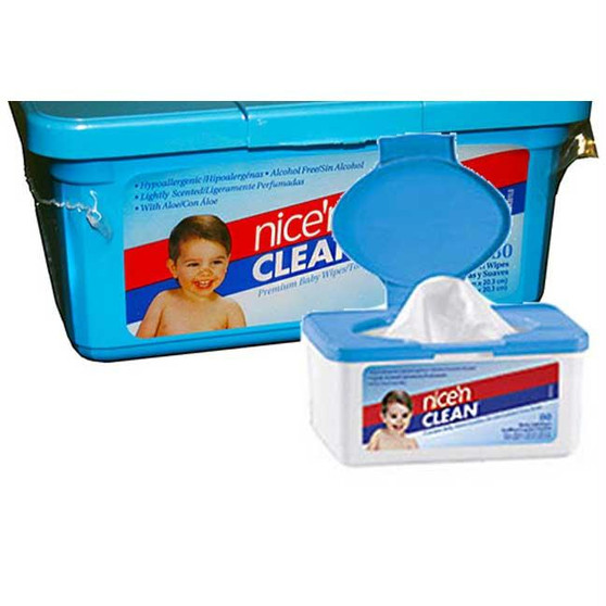 Nice And Clean Baby Wipes Scented 7" X 8"