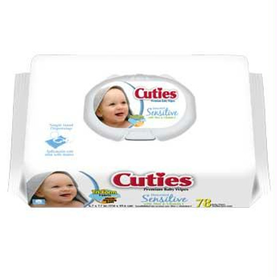 Cuties Sensitive Soft Pack, 72 Wipes