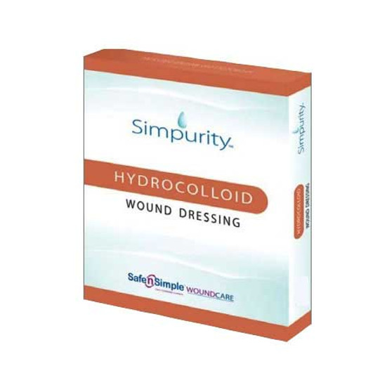 Safe N Simple Simpurity Hydrocolloid, 4" X 4"
