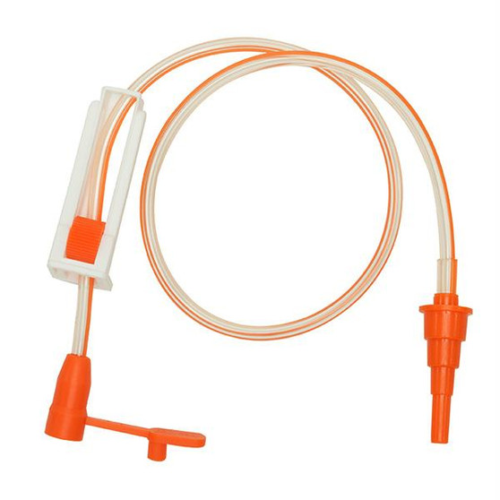 Enteral Only 18" Male/female Set With Clamp, Large Bore