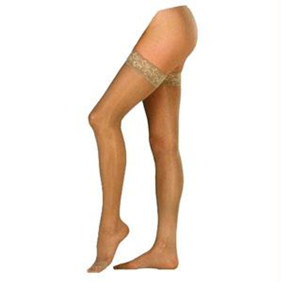 Ultrasheer Thigh-high With Silicone Border, 15-20 Mmhg, Closed, X-large, Expresso