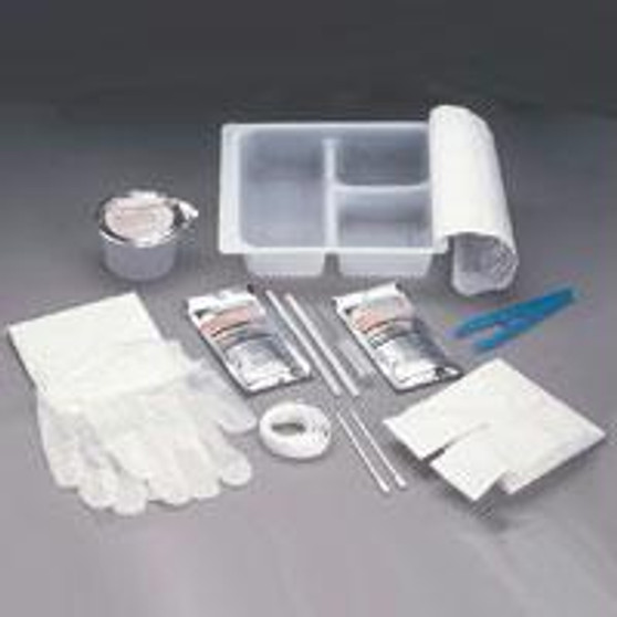 Tracheostomy Care Tray With Peroxide And Saline