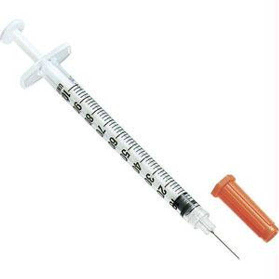 Insulin Syringe With Ultra-fine Needle 31g X 6mm (500 Count)