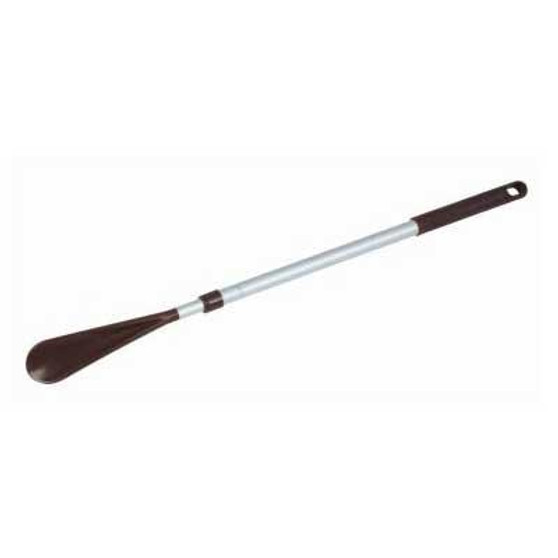 Telescopic Steel Shoe Horn, 24", White