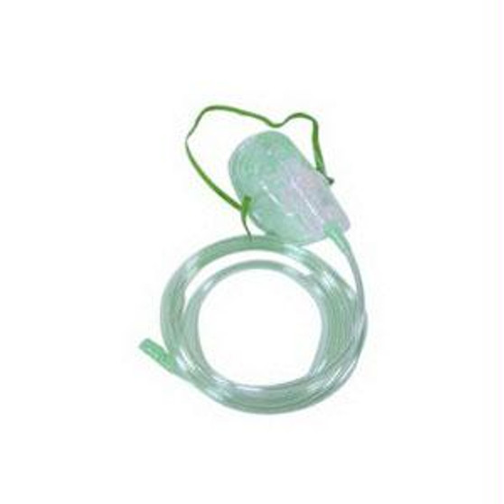 Nonrebreathing Oxygen Mask With Safety Vent And Universal Tubing Connector