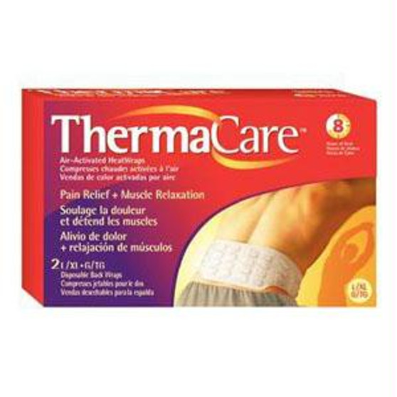 Thermacare Air-activated Heat Wraps, Back And Hip, Large/x-large