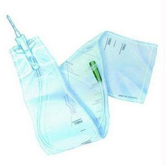 Self-cath Closed System Tapered Tip Coude With Guide Stripe, 14 Fr, 16", 1100 Ml Bag