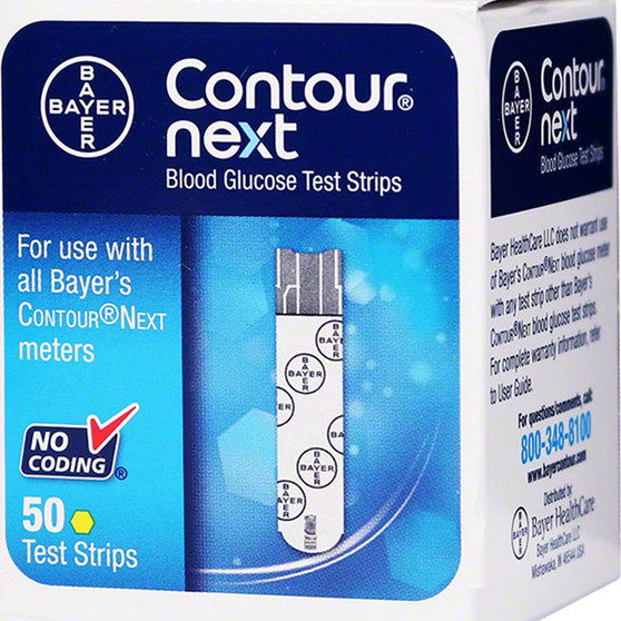 Ascensia Bayer Contour NEXT 50 Test Strips For Glucose Care