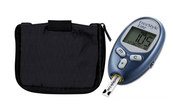 Abbott FreeStyle Lite Meter [+] Freestyle 100 Test Strips, Lancing Device & Lancets For Glucose Care
