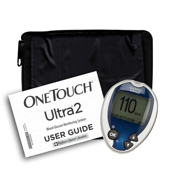 OneTouch Ultra 2 Meter [+] Lancing Device & Lancets For Glucose Care