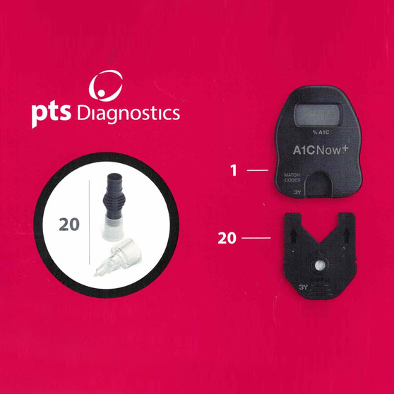 A1C Now+ Diabetes Management HbA1c Test Professional - 20 Tests