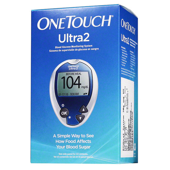 OneTouch Ultra2 Meter Kit With Delica PLUS Device - White Device