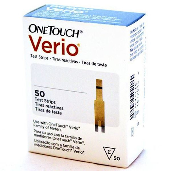 OneTouch Verio 50 Test Strips For Glucose Care