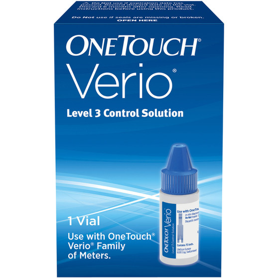 OneTouch Verio Control Solution ( Level 3 ) For Glucose Care