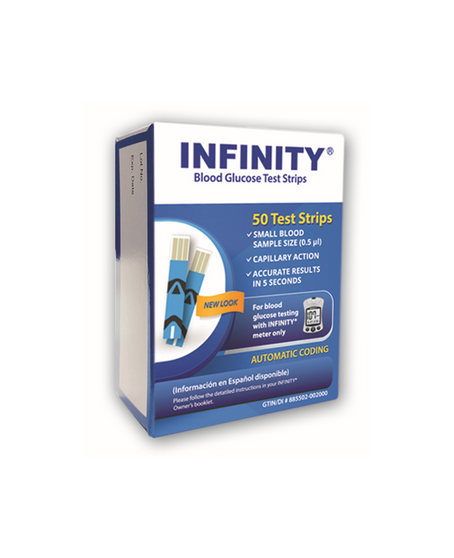 Infinity Glucose Meter Kit [+] 50 Test Strips For Glucose Care