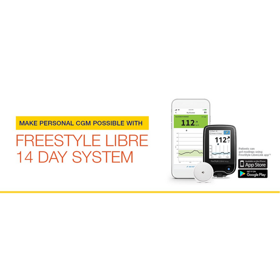 FreeStyle Libre 2 Sensor For 28 Day Monitoring - 2 Pack